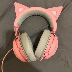 Razer Kraken Kitty V1 RGB Wired Gaming Headset Monitor Pink Quartz